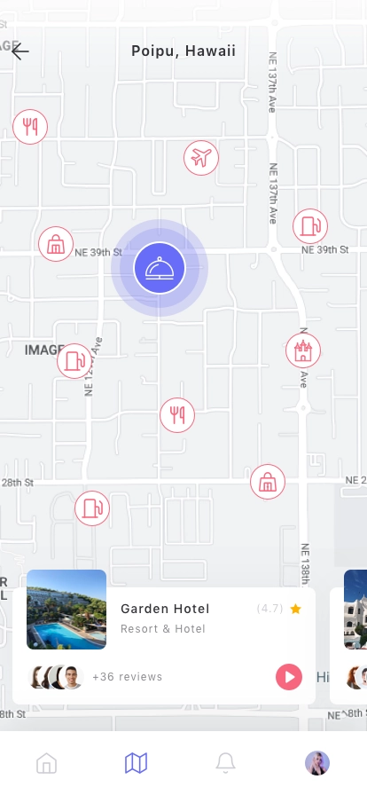 Travel Maps Concept App UI Kit - Screenshot 5