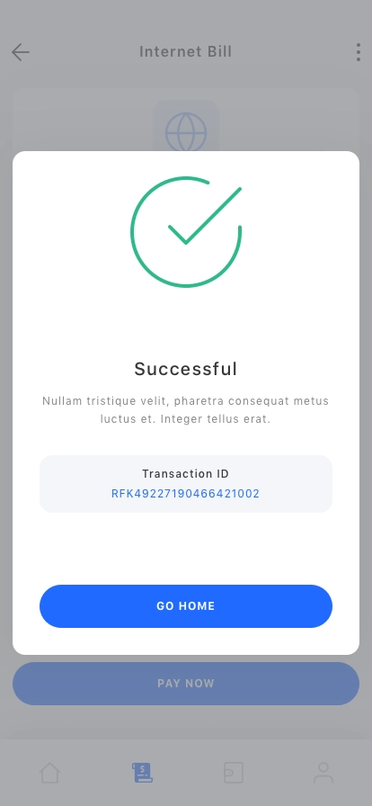 Pay Bill Mobile App UI Kit - Screenshot 5