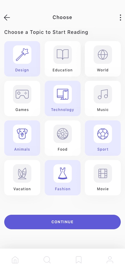 Blog & Article Mobile App UI Kit - Screenshot 5