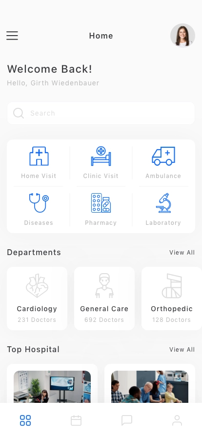 Medical Mobile App UI Kit - Screenshot 1