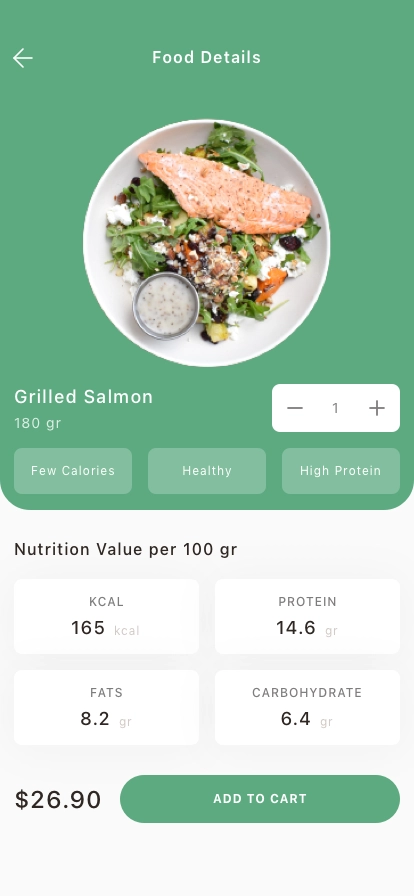 Food Ordering Mobile App UI Kit - Screenshot 4