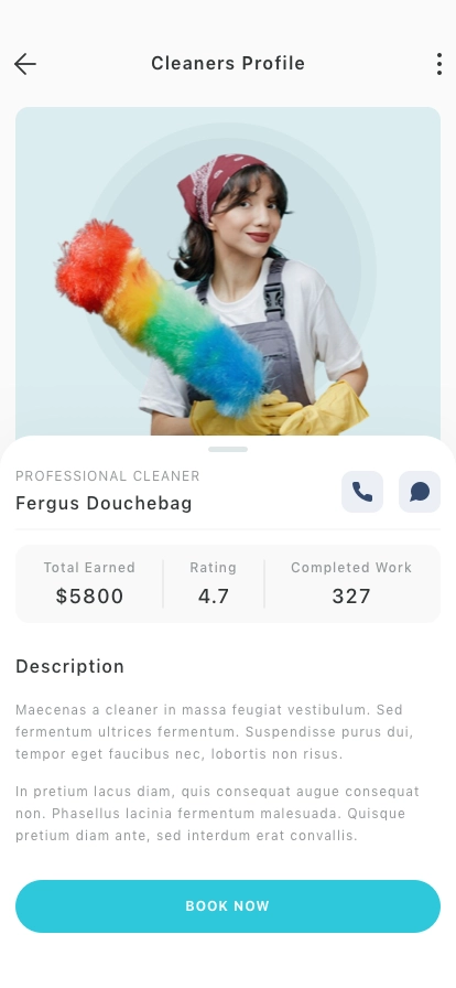 Home Service Mobile App UI Kit - Screenshot 3