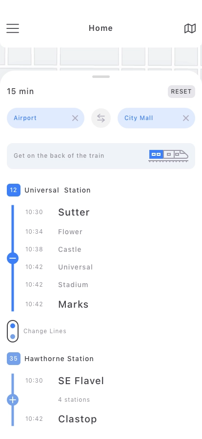Subway Mobile App UI Kit - Screenshot 4
