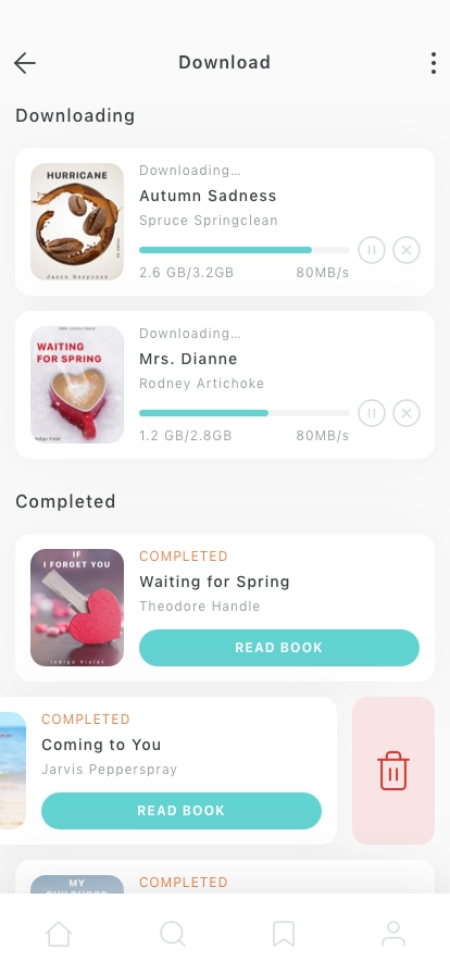 Book Store Mobile App UI Kit - Screenshot 5