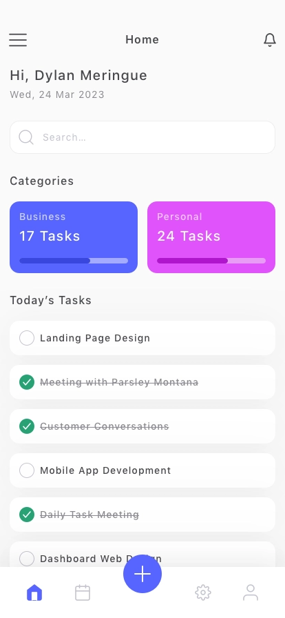 ToDo Manager Mobile App UI Kit - Screenshot 4