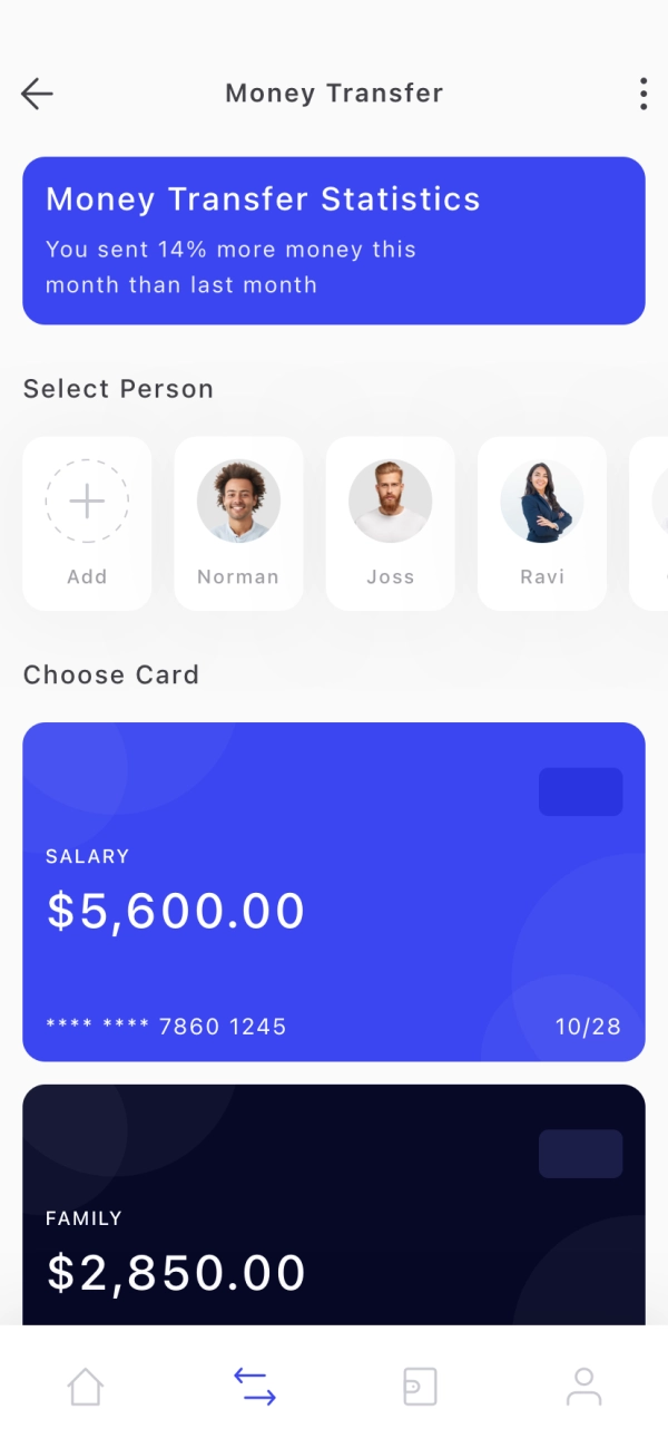 Banking & Payment Mobile App UI Kit - Screenshot 1