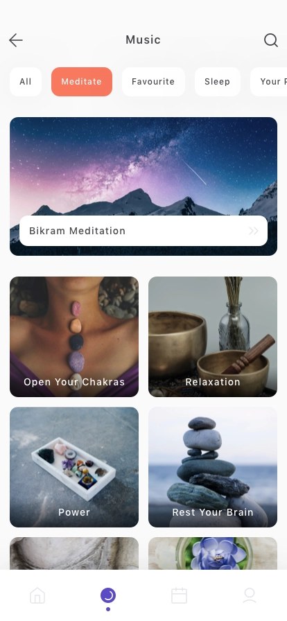 Yoga & Meditation Mobile App UI Kit - Screenshot 2
