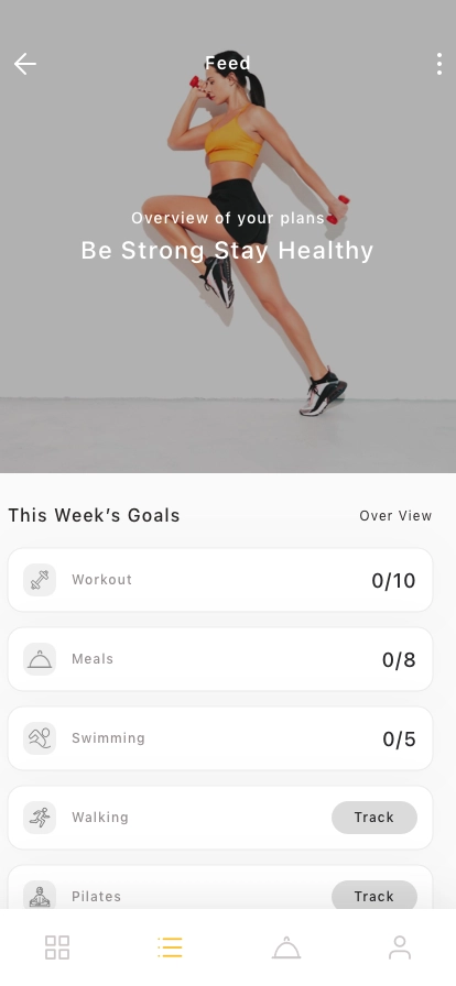 Fitness Tracker Mobile App UI Kit - Screenshot 2