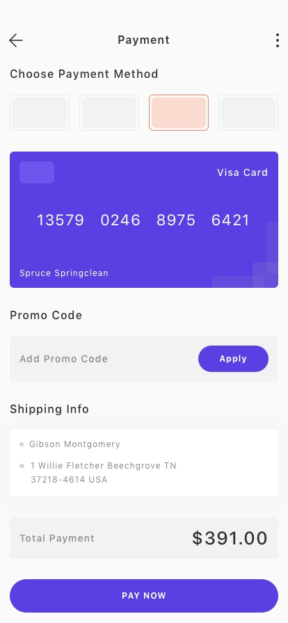 Shoes Online Shop App UI Kit - Screenshot 5