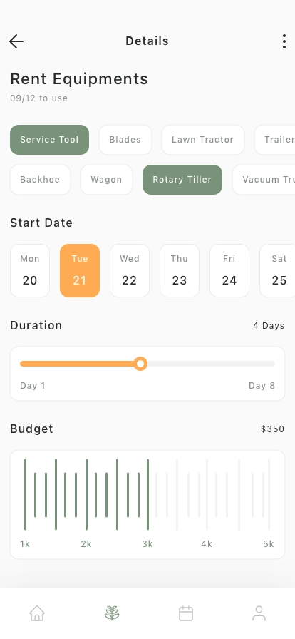 Plant Manager Mobile App UI Kit - Screenshot 2