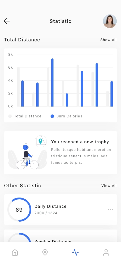 Bike Rental Mobile App UI Kit - Screenshot 2
