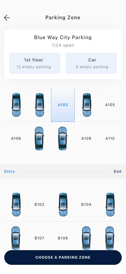 Parking Finder Mobile App UI Kit - Screenshot 5