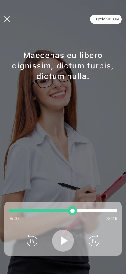 Language Learning Mobile App UI Kit - Screenshot 4
