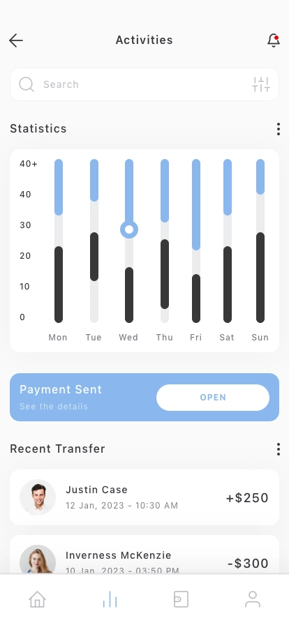 Smart Banking Mobile App UI Kit - Screenshot 3