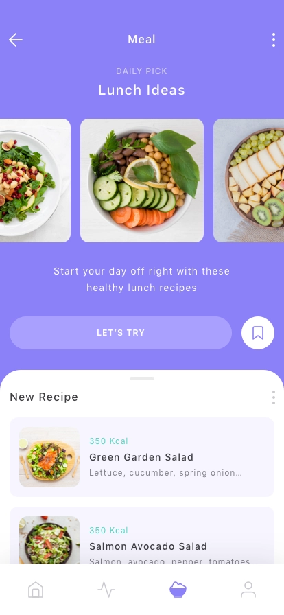 Health Fitness Mobile App UI Kit - Screenshot 5