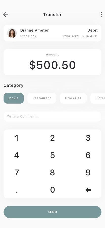 Fintech Mobile App UI Kit - Screenshot 3
