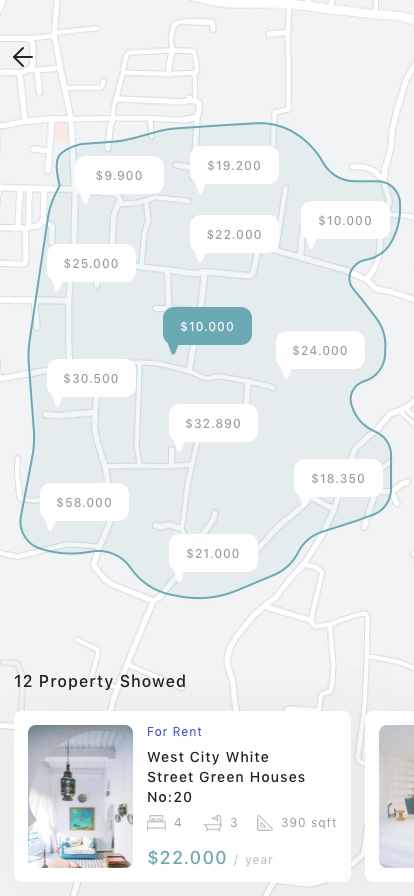 Rent & Sales Property App UI Kit - Screenshot 2