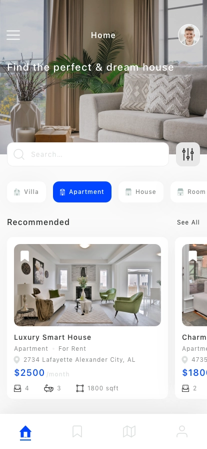 Real Estate Mobile App UI Kit - Screenshot 1