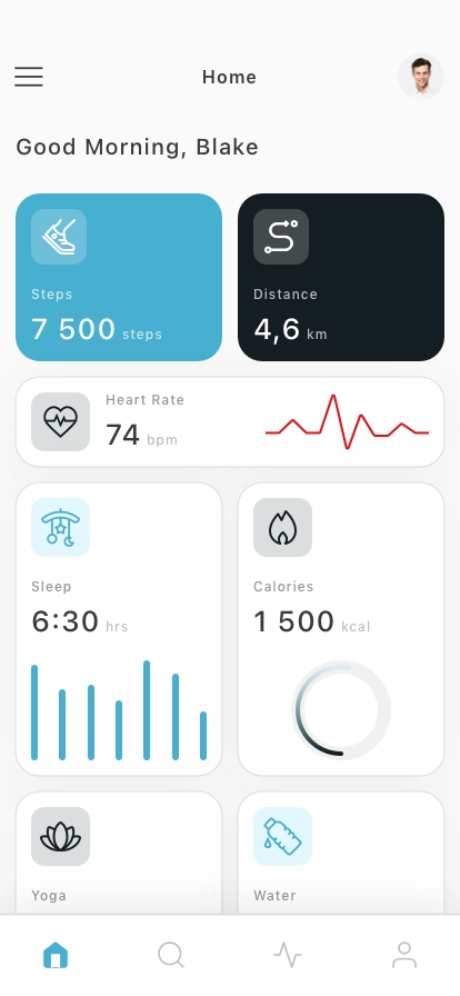 Patient Monitoring Mobile App UI Kit - Screenshot 1