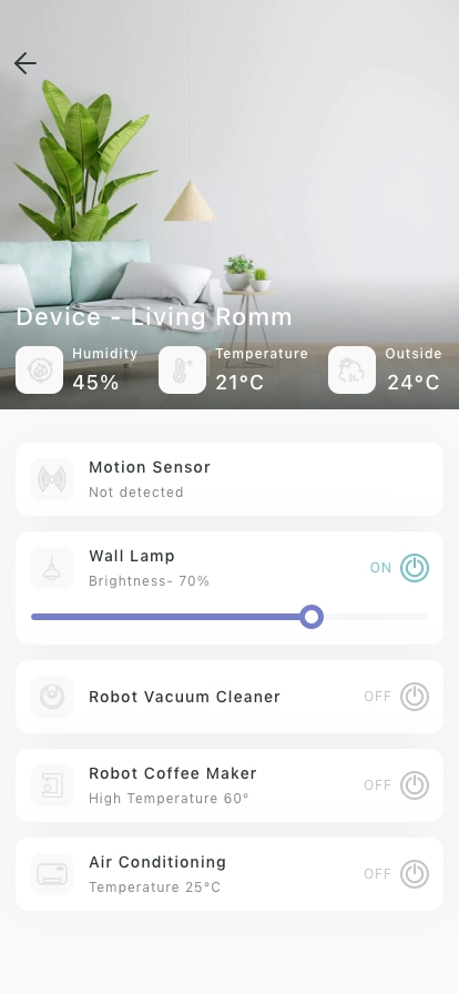 Smart Home Mobile App UI Kit - Screenshot 5