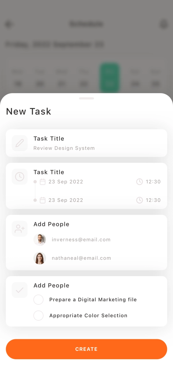 Task Manager Mobile App UI Kit - Screenshot 3