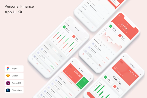 Personal Finance App UI Kit