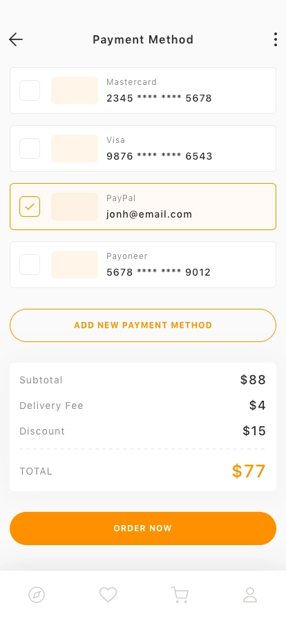Food Ordering App UI Kit - Screenshot 4