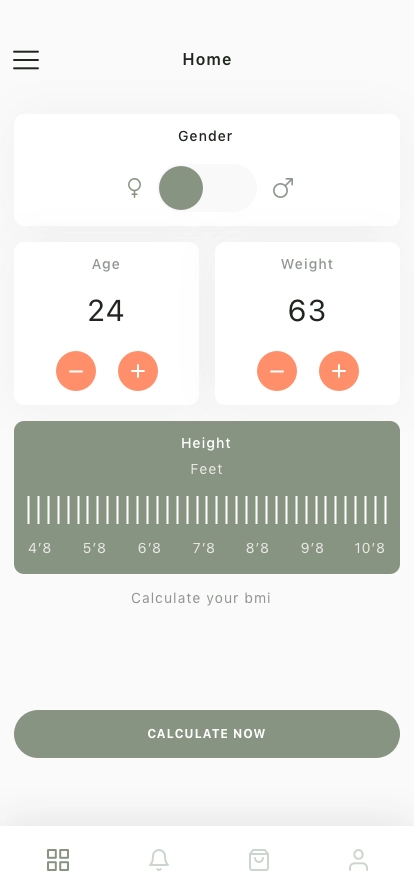 Diet Nutrition Challenge Mobile App UI Kit - Screenshot 1