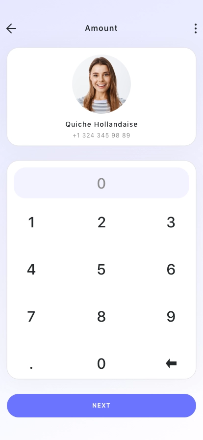 Money Sending Mobile App UI Kit - Screenshot 2