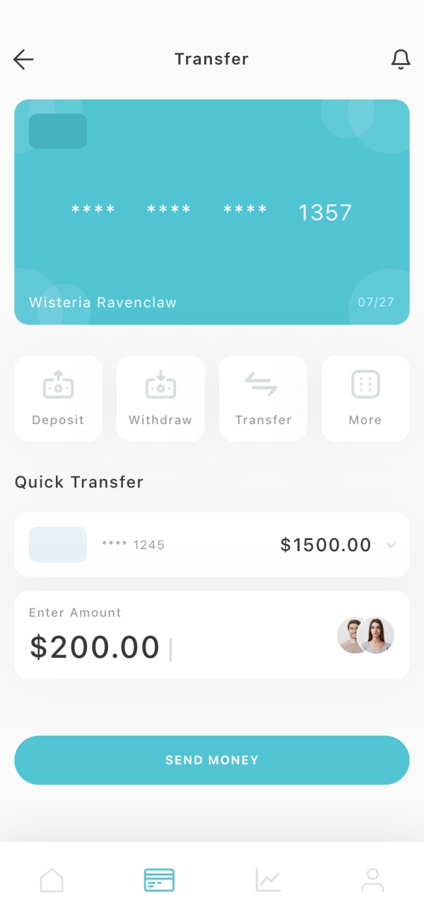 Analytics Fintech Mobile App UI Kit - Screenshot 2