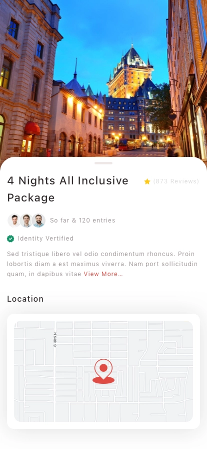 Travel Booking Mobile App UI Kit - Screenshot 3