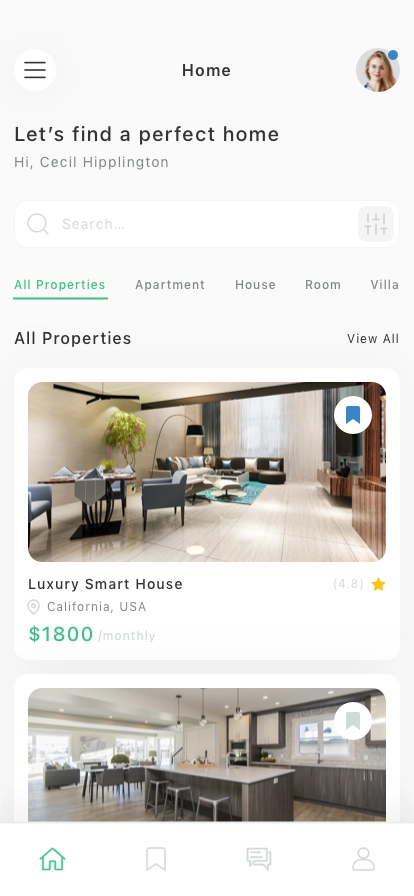 Real Estate Mobile App UI Kit - Screenshot 1