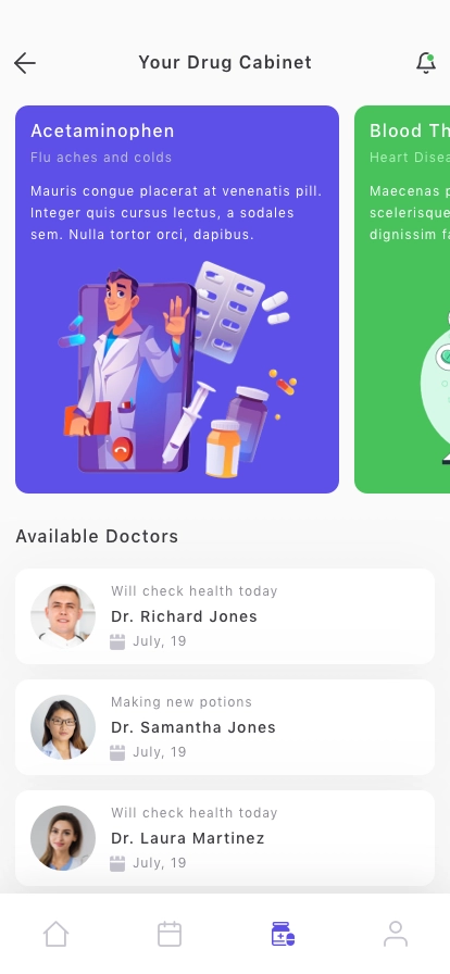 Medicine Reminder Mobile App UI Kit - Screenshot 3