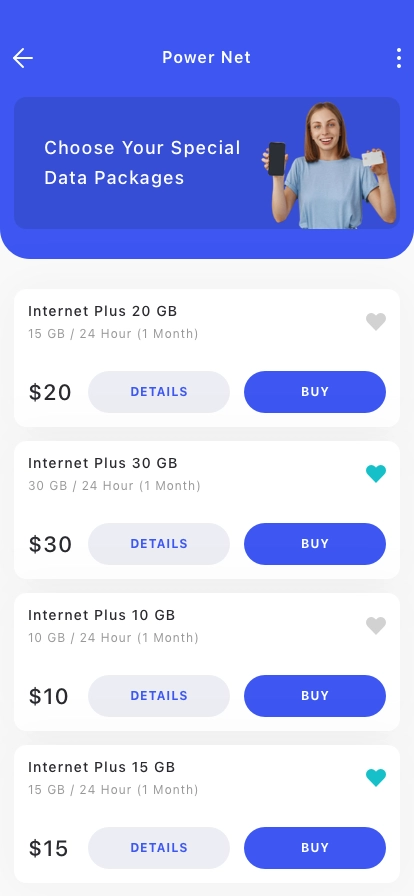 Phone Provider Mobile App UI Kit - Screenshot 5