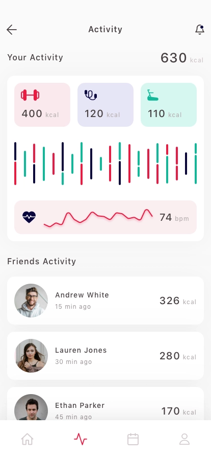 Fitness Exercise Mobile App UI Kit - Screenshot 4