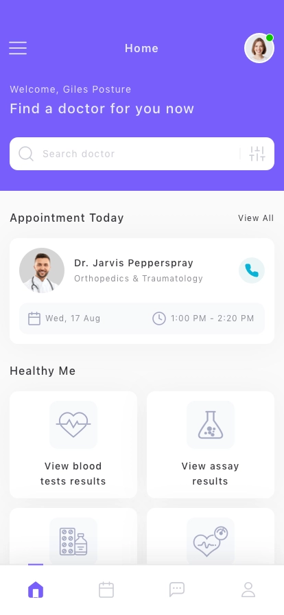 Doctor & Medical Mobile App UI Kit - Screenshot 1