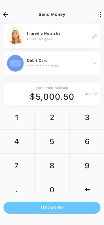 Financial Tracker Mobile App UI Kit - Screenshot 5
