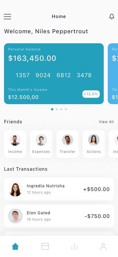 Banking Solutions Mobile App UI Kit - Screenshot 3