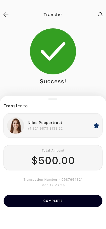 Digital Wallet Mobile App UI Kit - Screenshot 4