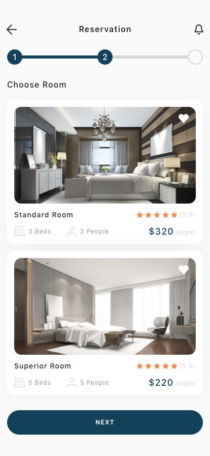 Travel & Reservation Mobile App UI Kit - Screenshot 2