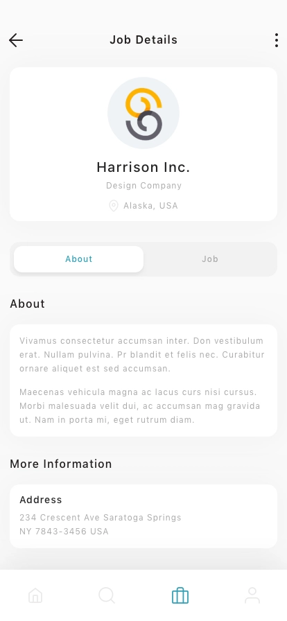 Job Finder Mobile App UI Kit - Screenshot 5
