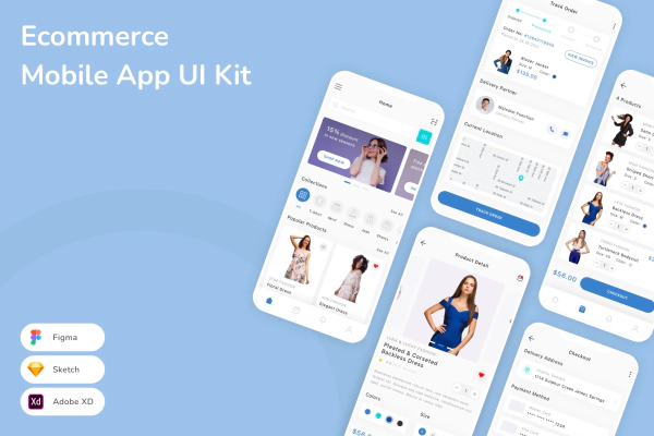 Ecommerce Mobile App UI Kit