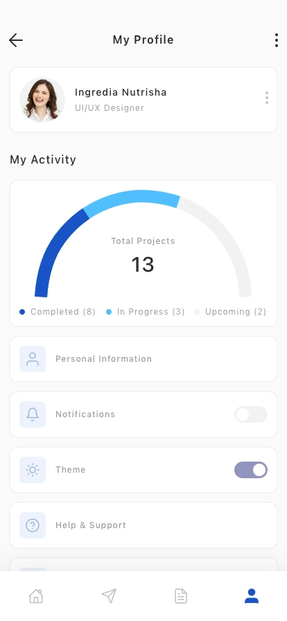 Workflow Management Mobile App UI Kit - Screenshot 5