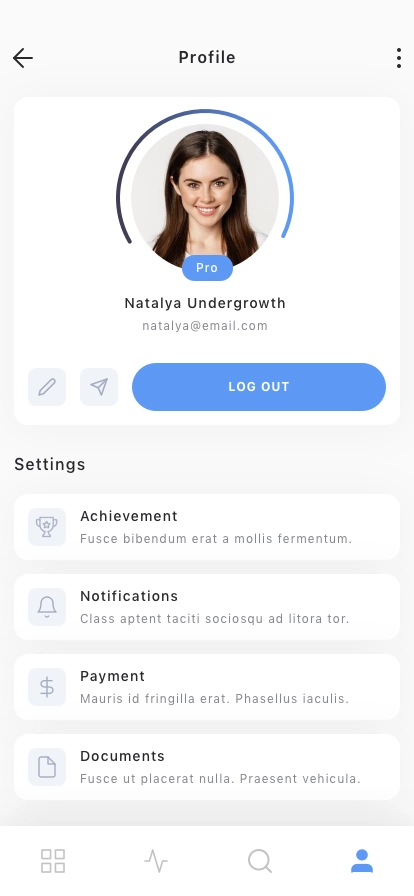 Online Learning Mobile App UI Kit - Screenshot 4