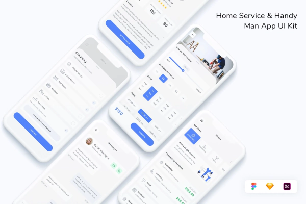 Home Service & Handy Man App UI Kit
