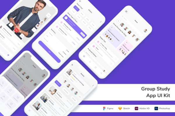 Group Study App UI Kit