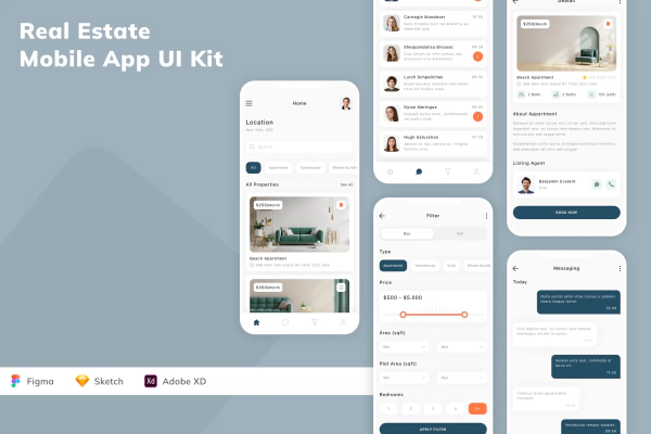 Real Estate Mobile App UI Kit