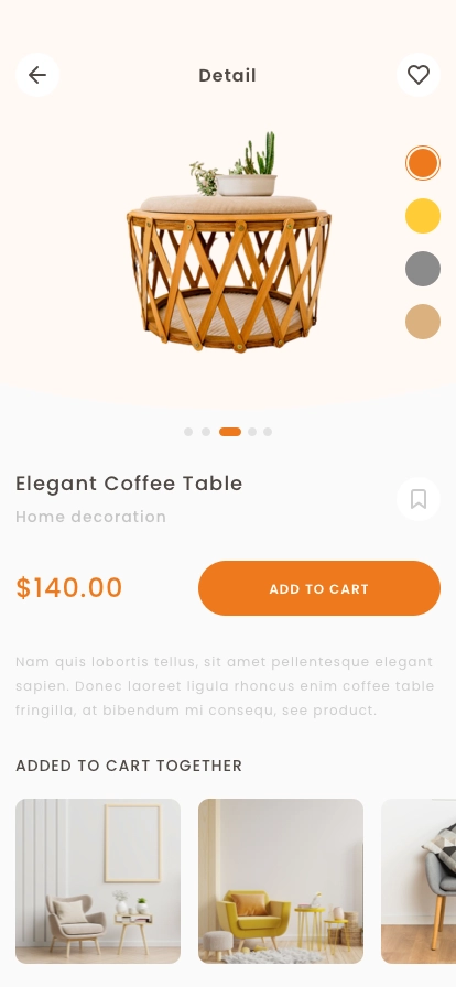 Product Detail Mobile App UI Kit - Screenshot 5