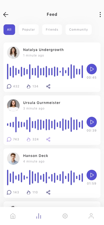 Voice Analysis Mobile App UI Kit - Screenshot 4