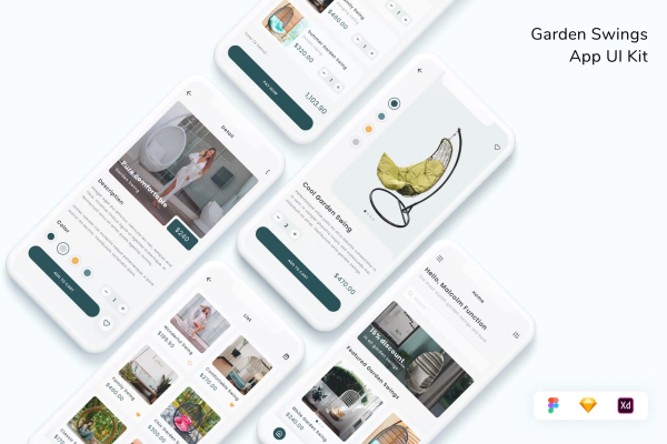 Garden Swings App UI Kit
